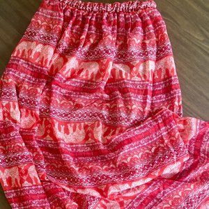 Blue Rain Boho Elephant/Aztec Maxi - Small